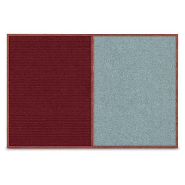 Slim Style Indoor Enclosed Corkboard, 42
